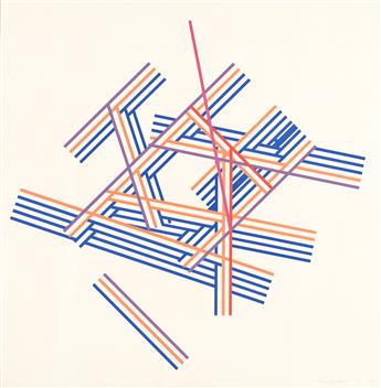 KENNETH MARTIN Three color screenprints from Chance and Order.